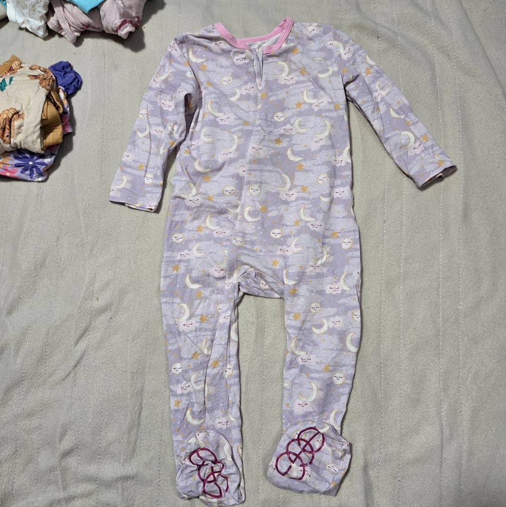 Egg New York One Piece Pajama - Purple Unicorn Design